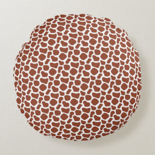 Biologische Giraffeprint Naadloos Patroon Rond Kussen