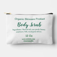 Biologische groene natuur body scrub boter naam to
