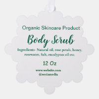 Biologische groene natuur body scrub boter naam to