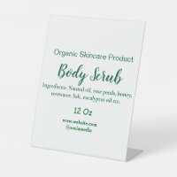 Biologische groene natuur body scrub boter naam to