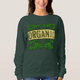 Biologische Groene Slogan met Bladeren T-shirt