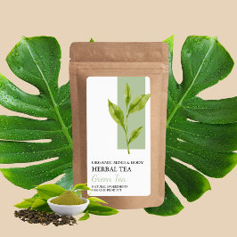 Biologische Groene Thee Kruidenthee Business Label