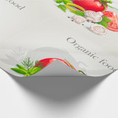 Biologische groenten cadeaupapier