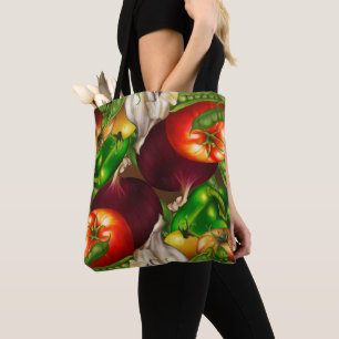 Biologische groenten en kruiden Voedselmarkt voor  Tote Bag