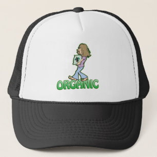 BIOLOGISCHE hippie met biologisch voedsel Trucker Pet