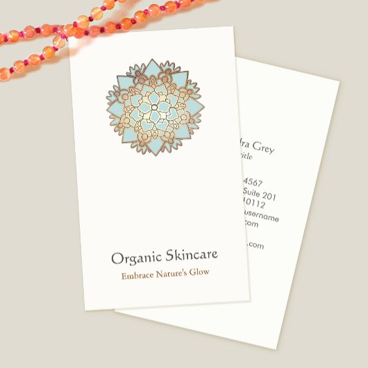 Biologische huidverzorging Lotus Flower Visitekaar Visitekaartje