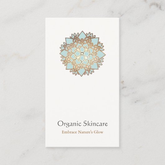 Biologische huidverzorging Lotus Flower Visitekaar Visitekaartje (Voorkant)