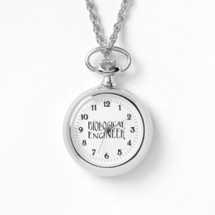 Biologische ingenieur tekst horloge
