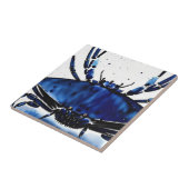 Biologische kanker op zee tegeltje (Zijkant)