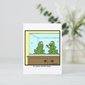 Biologische klasse Hiccups Briefkaart (Staand voorkant)