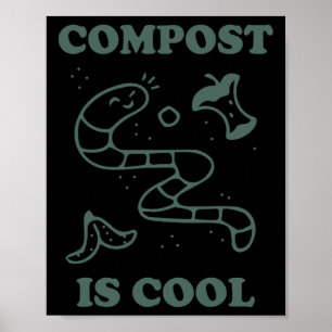 Biologische landbouw Composteren - Compost is een  Poster