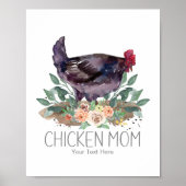 Biologische landbouw in de kippenmam poster (Voorkant)