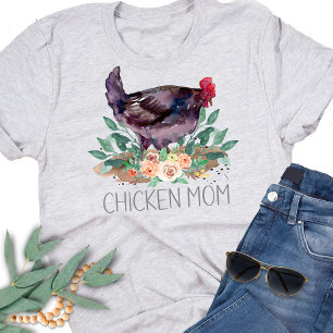 Biologische landbouw in de kippenmam t-shirt
