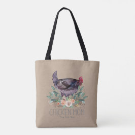Biologische landbouw in de kippenmam tote bag