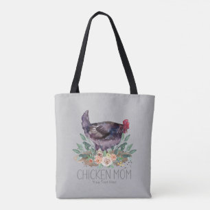 Biologische landbouw in de kippenmam tote bag