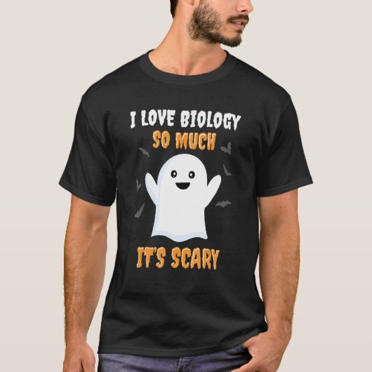 Biologische leraar Halloween Biology-school T-shirt (Voorkant)