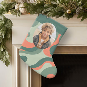 Biologische lijn Abstracte kunst - 1 foto Jade Tan Grote Kerstsok