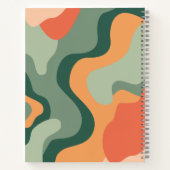 Biologische lijn Abstracte kunst - 1 foto Jade Tan Notitieboek (Achterkant)