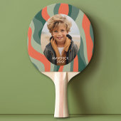 Biologische lijn Abstracte kunst - 1 foto Jade Tan Tafeltennisbatje