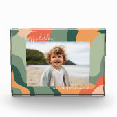 Biologische lijn Abstracte kunst - Jade Coral 1 Fotoblokken (Voorkant)