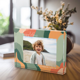 Biologische lijn Abstracte kunst - Jade Coral 1 Fotoblokken