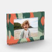 Biologische lijn Abstracte kunst - Jade Coral 1 Fotoblokken (Links)