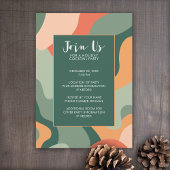 Biologische lijn Abstracte kunst - Jade Coral Vaka Kaart