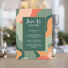 Biologische lijn Abstracte kunst - Jade Coral Vaka Kaart