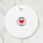 Biologische Limoncello Bruiloft Gastfles Bedankjes Labels (Achterkant)