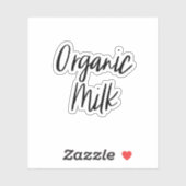 Biologische melkopslag Sticker (Vel)