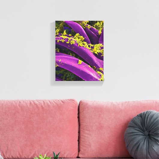 Biologische microbiologie, abstract voor poster of canvas afdruk (Insitu (Woonkamer))