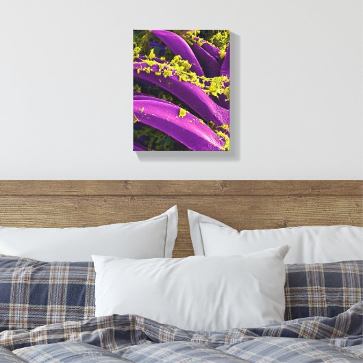 Biologische microbiologie, abstract voor poster of canvas afdruk (Insitu (Slaapkamer))