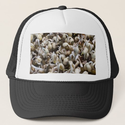 Biologische Mung Sprouts – een voedingsstof verpak Trucker Pet (Voorkant)