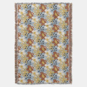 Biologische platte bloem deken (Voorkant Verticaal)