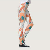 Biologische platte bloem leggings (Rechts)