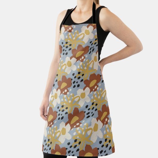 Biologische platte bloem schort (Insitu)