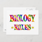 Biologische regels briefkaart (Voorkant / Achterkant)