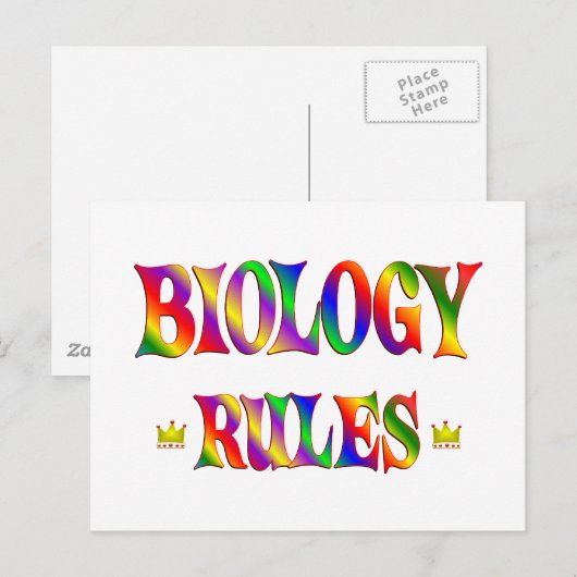 Biologische regels briefkaart (Voorkant / Achterkant)