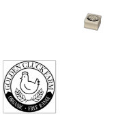 biologische scharreleieren rubberstempel (Gestempeld)