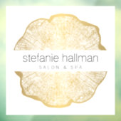 Biologische Schoonheid Gouden Boom Ringen Raamsticker (Vel 3)