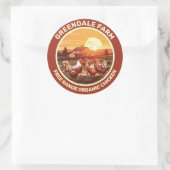 Biologische Sticker met vrije uitloop (Tas)