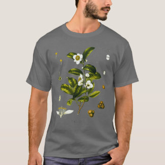 Biologische tekenCamellia Sinensis plant T-shirt