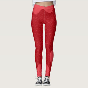 Biologische Tomaat Rood Broek – Aangepast Ontwerp Leggings