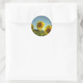 Biologische Tuin Zonnebloem Sticker (Tas)