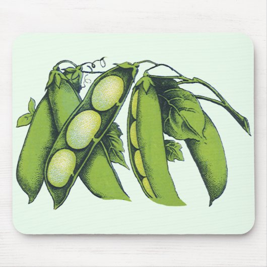 Biologische tuinboontjes van de biologische boerde muismat (Voorkant)