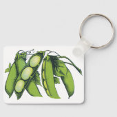 Biologische Tuingewassen; Limabonen, Biologische B Sleutelhanger (Voorkant)