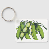 Biologische Tuingewassen; Limabonen, Biologische B Sleutelhanger (Achterkant)