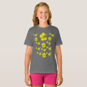 Biologische voortuin Bijen T-shirt (Voorkant volledig)