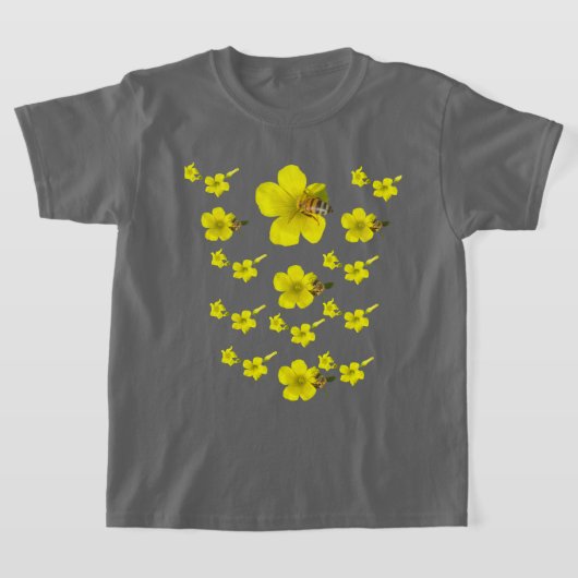 Biologische voortuin Bijen T-shirt (Laagn)