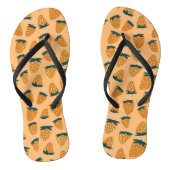 Biologische zomeraardbeien oranje teenslippers (Voetbed)